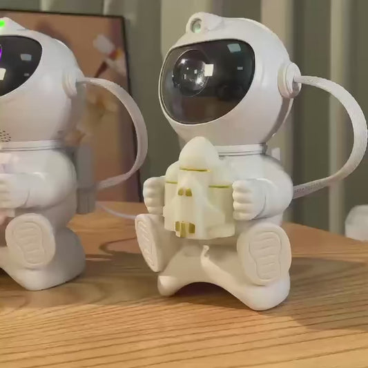 Projecteur d'Etoile Astronaute Bluetooth avec haut-parleur et télécommande
